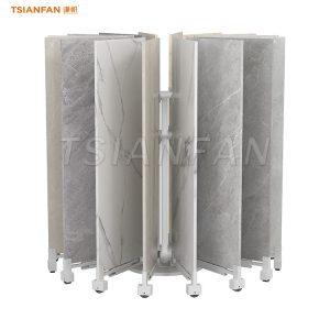 ceramic tiles page turning display stand flooring displays for sale-CF109