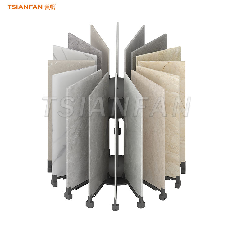 ceramic tiles page turning display stand flooring displays for sale-CF109 - Image 3