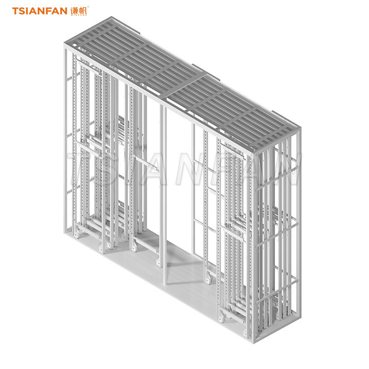ceramic tiles push-pull frame sliding display stand-CT601 - Image 4