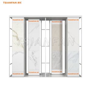 ceramic tiles push-pull frame sliding display stand-CT601