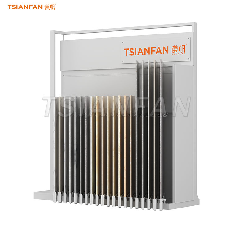 ceramic tiles sliding display stand granite sample display-CT004 - Image 3