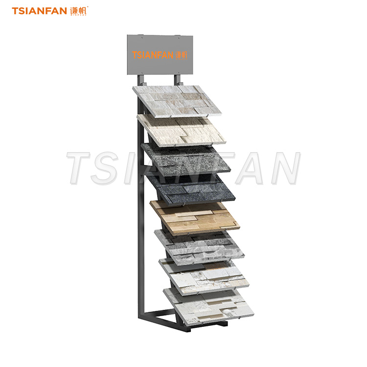Contemporary cultural stone exhibit shelves-SW117 - Image 2