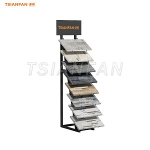 Contemporary cultural stone exhibit shelves-SW117
