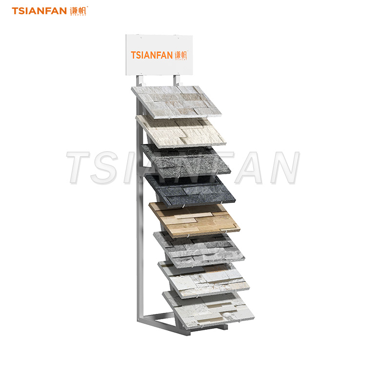 Contemporary cultural stone exhibit shelves-SW117 - Image 3