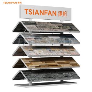 cultured stone display stand stone display racks-SW017