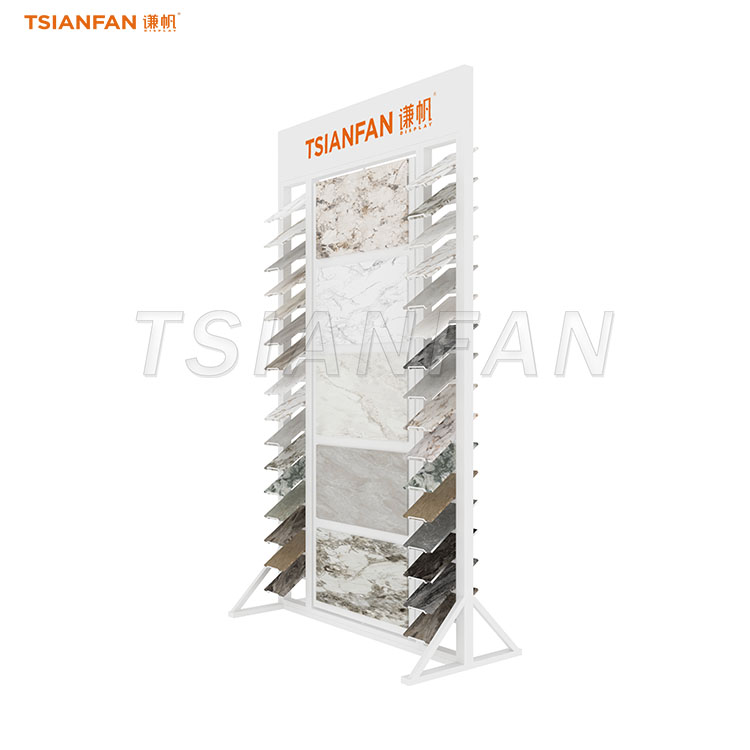 Custom-branded tile sample display units with integrated logos-SRL954 - Image 3