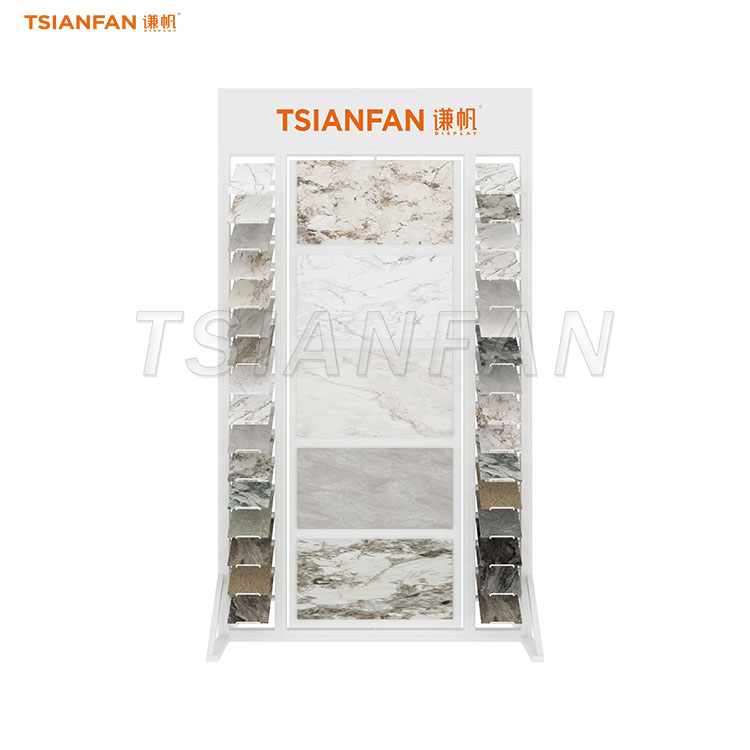 Custom-branded tile sample display units with integrated logos-SRL954 - Image 2