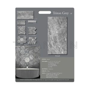 Custom Design Mdf board limestone creamic stone sample display board PF005-62