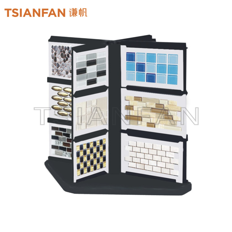 Custom desktop mosaic sample display shelf-MT916