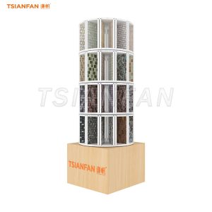 Custom Logo Mosaic Tile Sample Display Rack-ML028