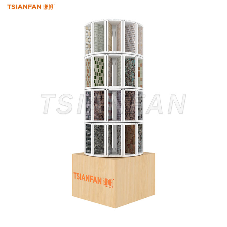 Custom Logo Mosaic Tile Sample Display Rack-ML028