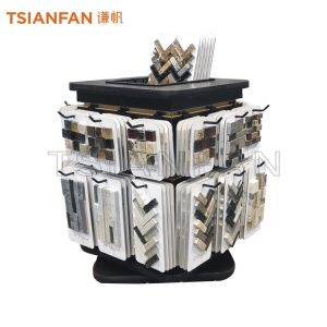 Custom mosaic cobblestone sample desktop display cabinet-MT933