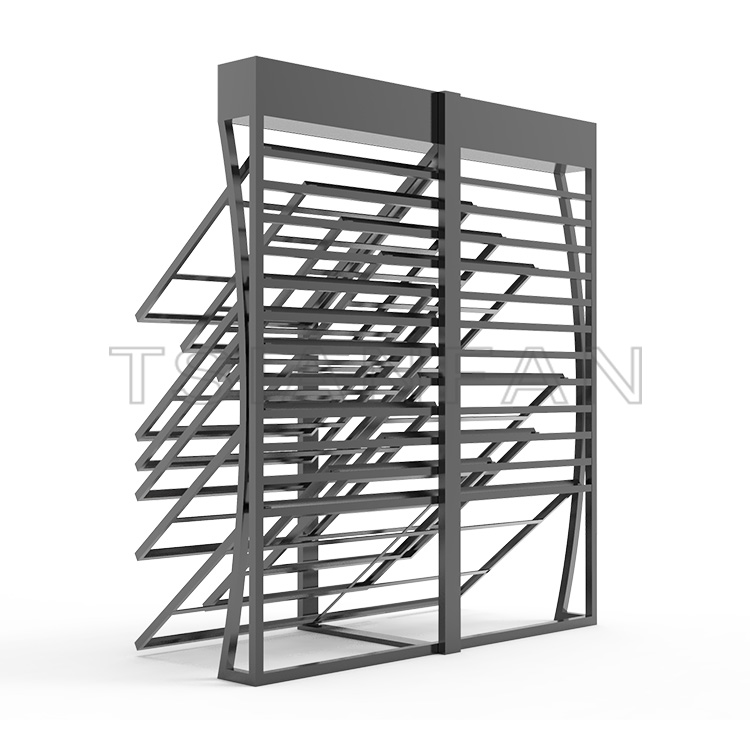 Custom Quartz Stone High Quality Steel Stone Display Rack showroom rack layout-SG005 - Image 4