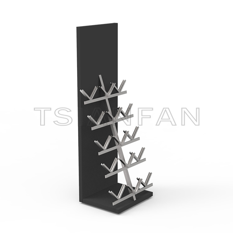 Custom Man Made Rock Sample Waterfall Floor Display Shelf Wall Mounted Tile Display Panels-SG1016 - Image 4