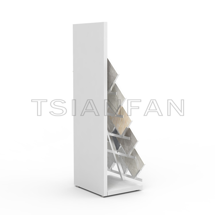 Custom Man Made Rock Sample Waterfall Floor Display Shelf Wall Mounted Tile Display Panels-SG1016 - Image 5