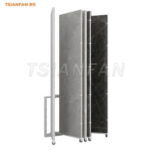 custom sample stone page turning display stand-CF107