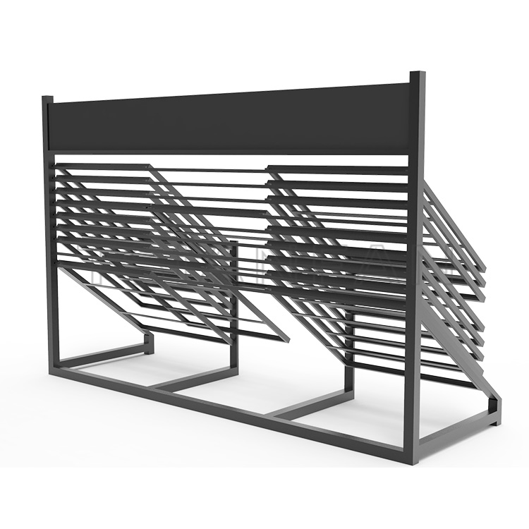Custom Waterfall Quartz Sliding Stone Recline Display Rack economical display racks-SG003 - Image 5