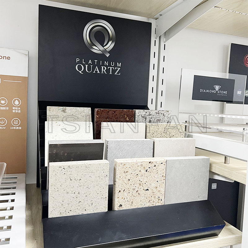 Customizable Artificial Natural Stone Chip Units for Tile Store Showroom - Image 3
