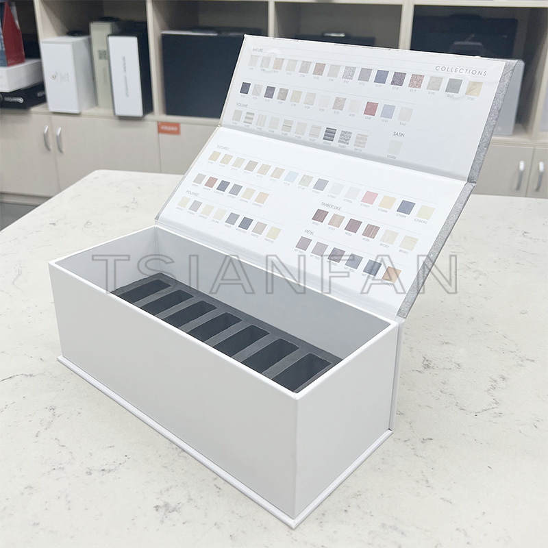 Customize quartz marble granite stone sample display box sample kit - Image 4