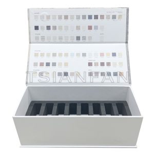 Customize quartz marble granite stone sample display box sample kit