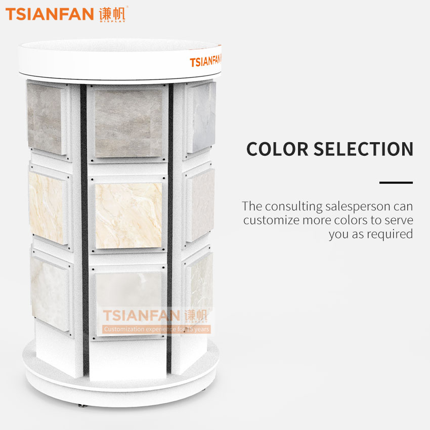 Customize rotatable display for quartz stone sample display frame equipment-SG1010 - Image 4