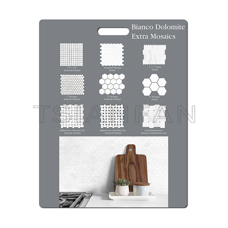 Customized wholesale display board wall hexagon tile mdf display board PF005-58