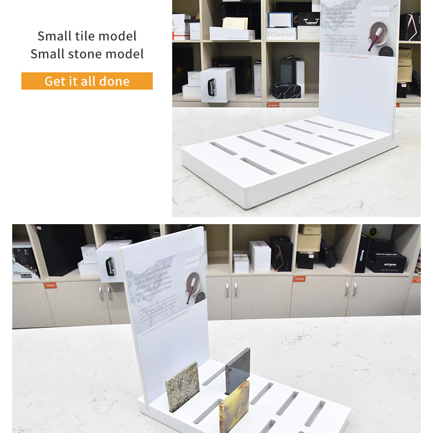 Metal tile Mosaic Granite Ceramics Tile Sample Countertop display Stand