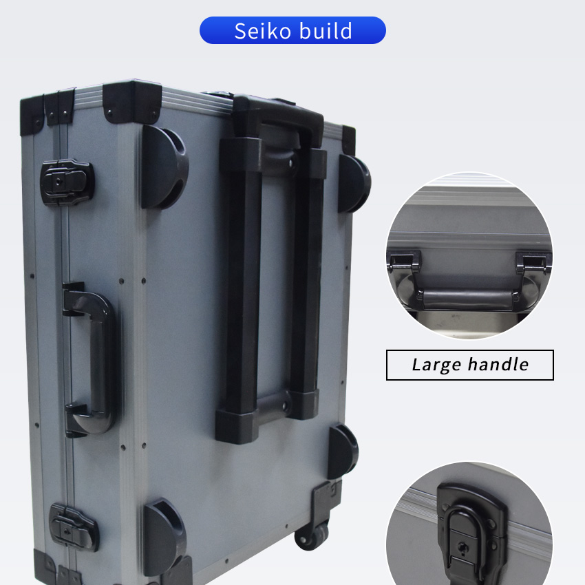 Quartz Slab Tile Display Suitcase With Wheel Stone Sample Case