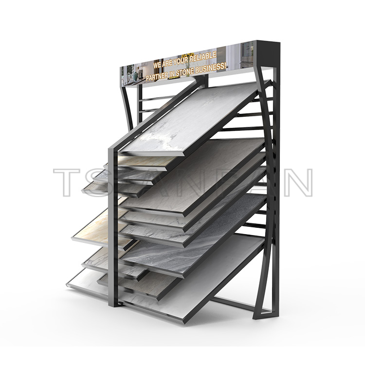Custom Quartz Stone High Quality Steel Stone Display Rack-SG005