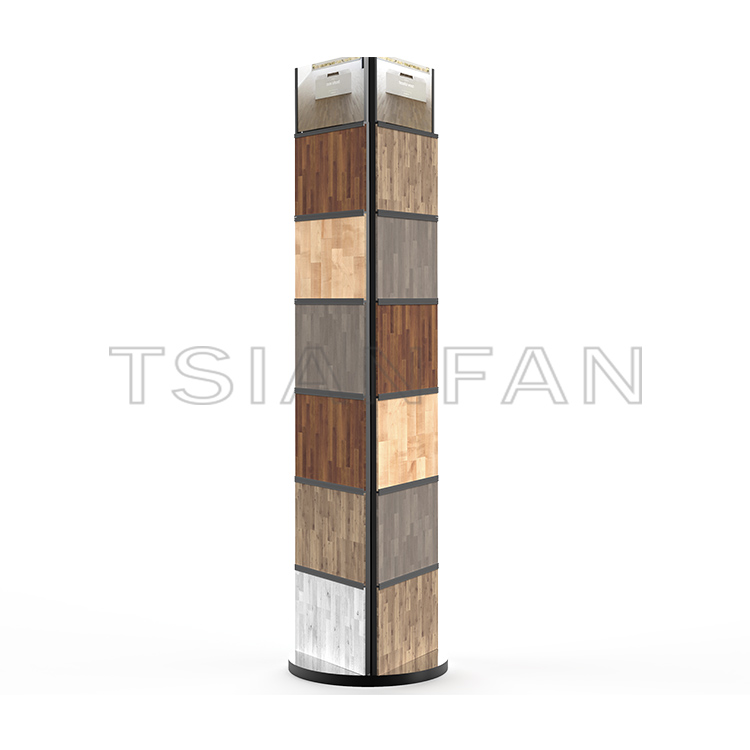 Customize rotating rack Hardwood floor Wall Slab show rack-WL6013