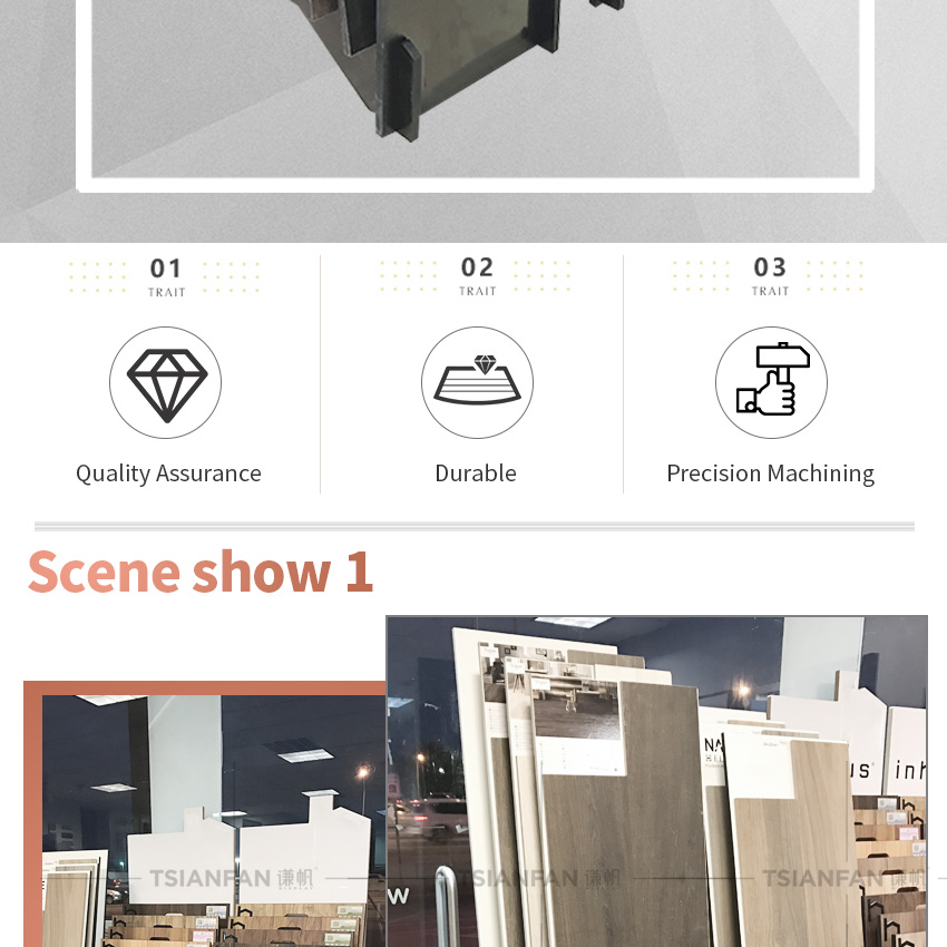 Wood board Countertop display stand desktop Show Display Rack