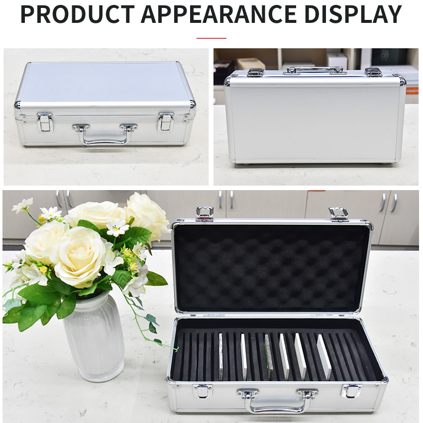 Marble Quartz Case Carry Suitcase Factory Custom Ceramic Tile Display Aluminum Case