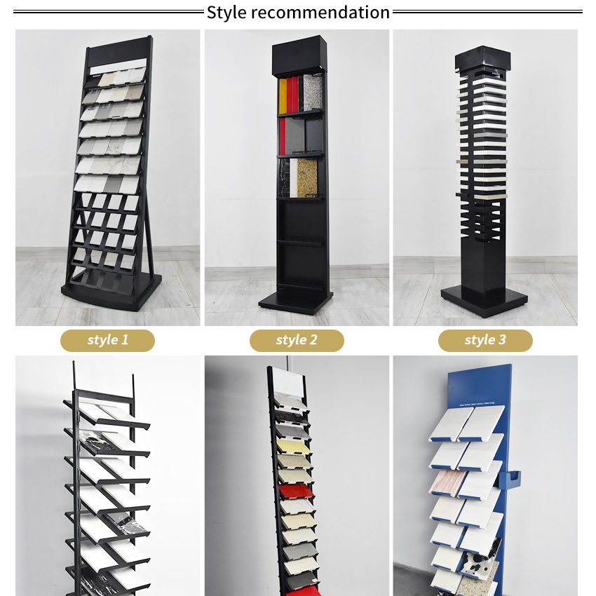 Showroom design Hardwood floor Solid wood floor Metal display Shelf