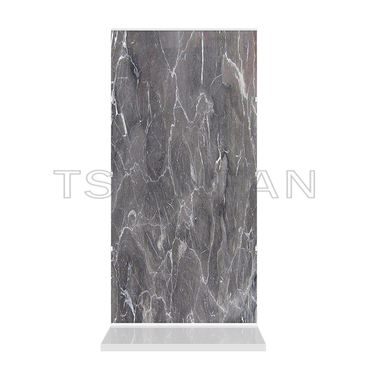 Marble stone glass large plate upright flooring rack Display stand SD2022