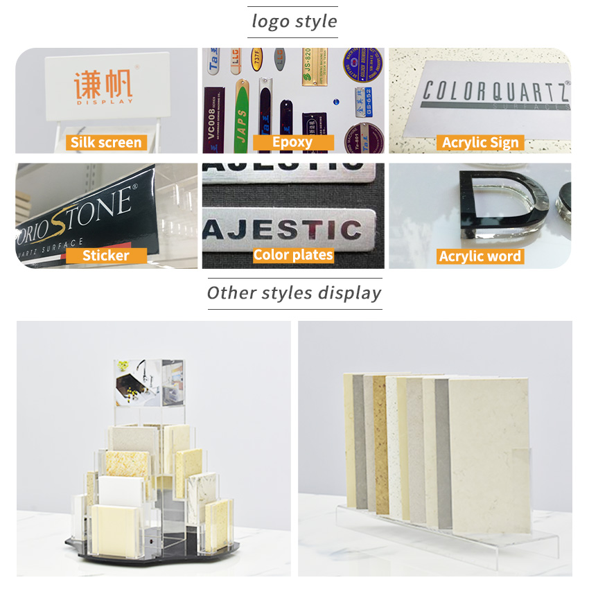 High Quality Sample Granite Marble Stone Tile Display Stand Rack TM033-2