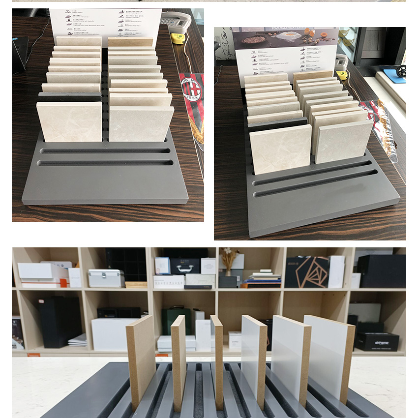 Tabletop Racks Quartz Marble Granite Rock Panel Ceramic Sample Stone