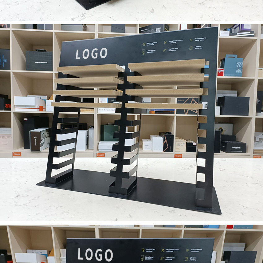 Factory Show Double Sided Marble Quartz Ceramic Countertop Display