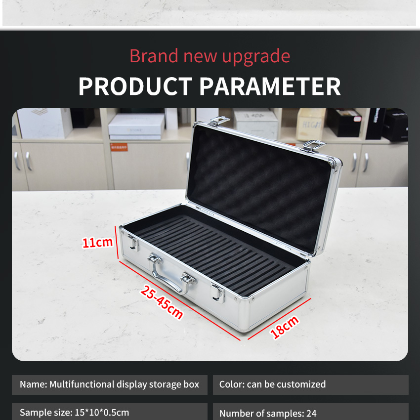 Marble Quartz Case Carry Suitcase Factory Custom Ceramic Tile Display Aluminum Case