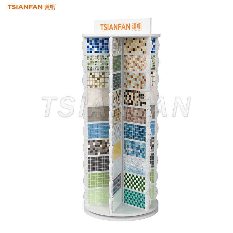tile frame display rack
