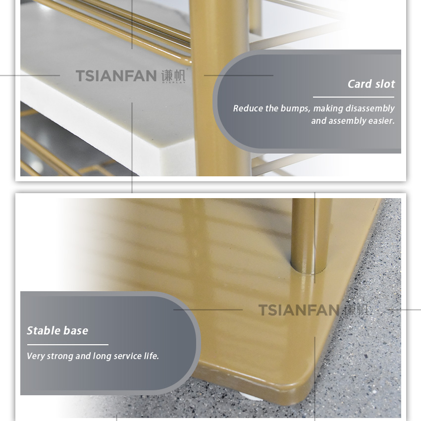 Metal Ceramic Tile Marble Quartz Stone Sample Display Stand