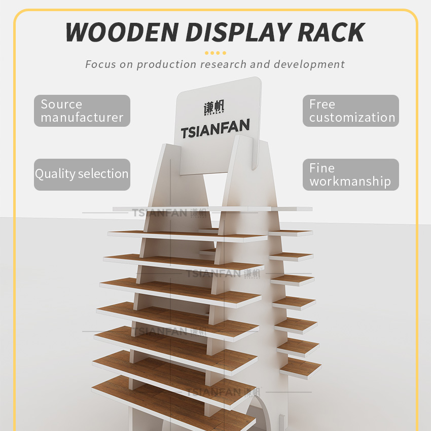 Hot Sale Steel Custom Hardwood Type Wooden Floors Tile Display Rack