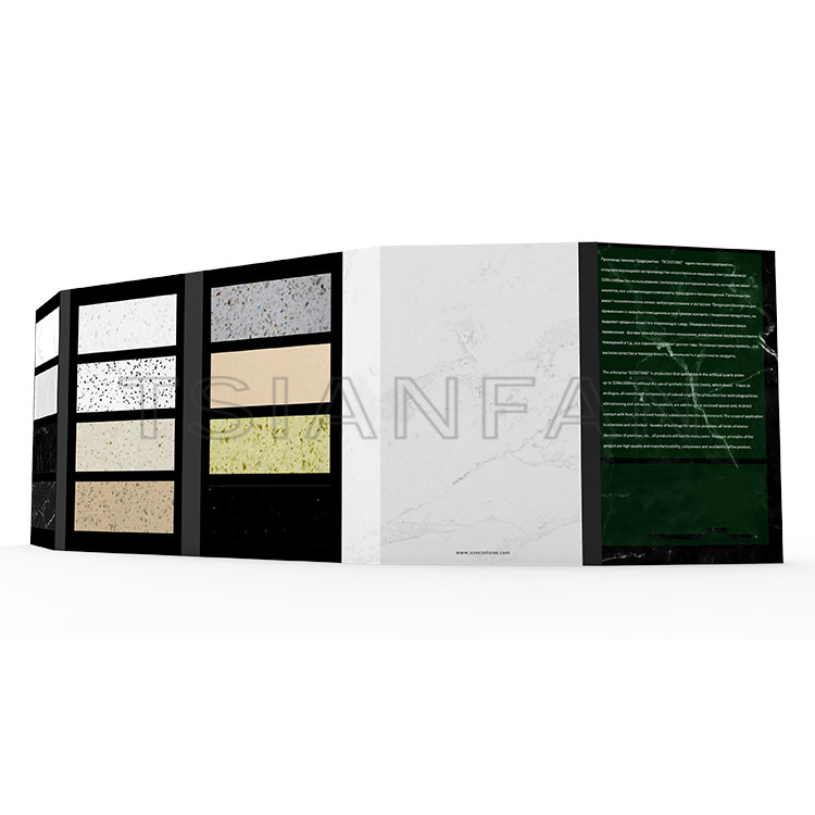 Custom Standing Quartz Stone Marble Sample Booklet-PPE020