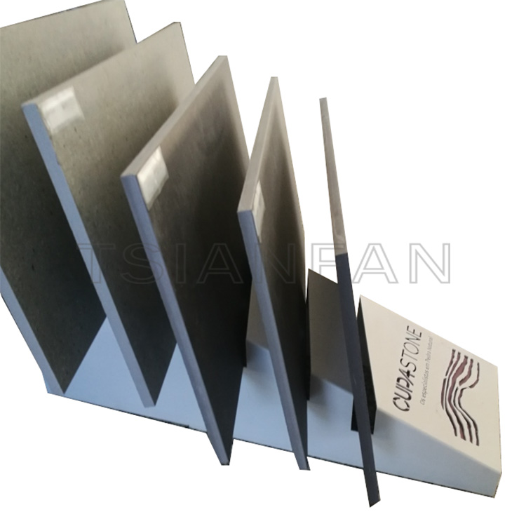 Exhibition Hall Qranite stone tile Waterfall Sample Display Stand-SW112