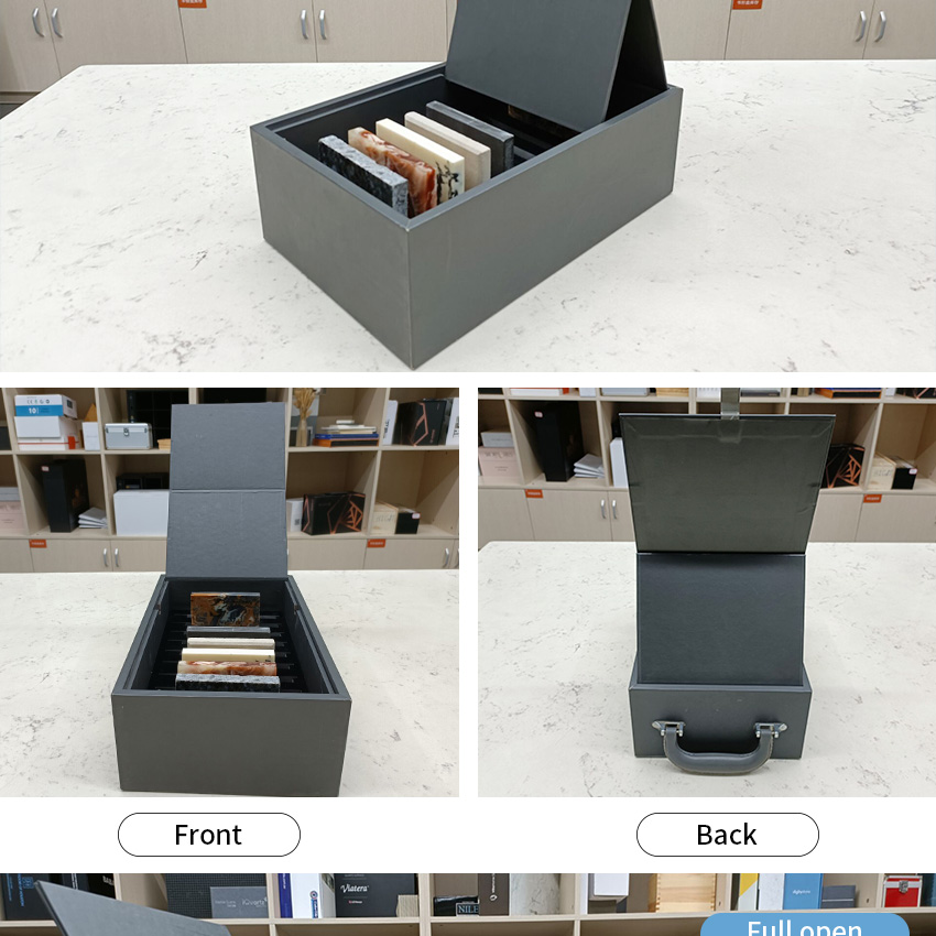 Stone Tile Display Boxes For Marble Aceylic Box Capacity Quartz Stone Sample