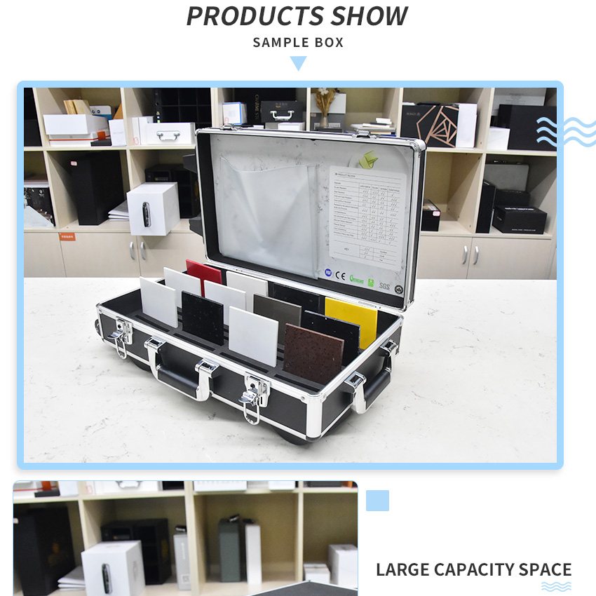 Aluminum Trolley Case Granite Quartz Ceramic Tile Carry Suitcase