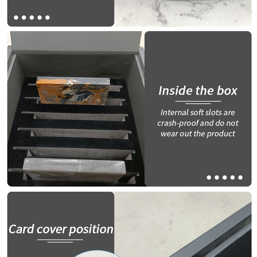 Stone Tile Display Boxes For Marble Aceylic Box Capacity Quartz Stone Sample