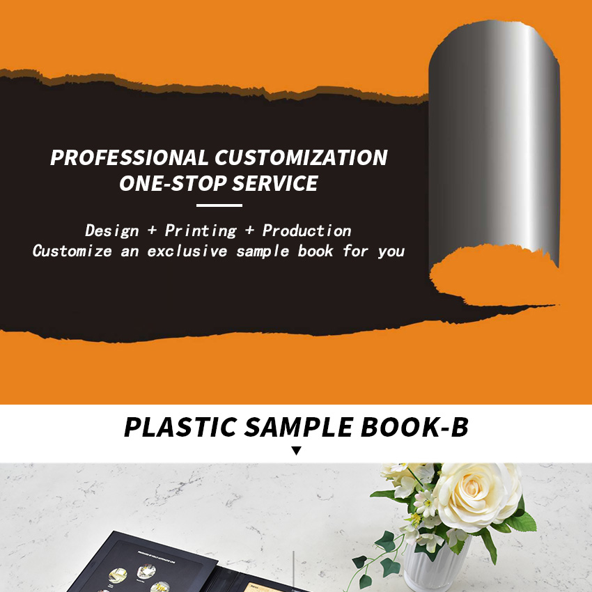 Marble Mosaic Granite Stone Sample Book High Quality Plastic Box