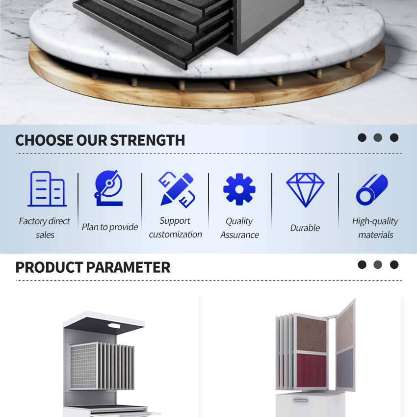 Tile Wood floor Mosaic Marble stone combination display rack Shops Customize