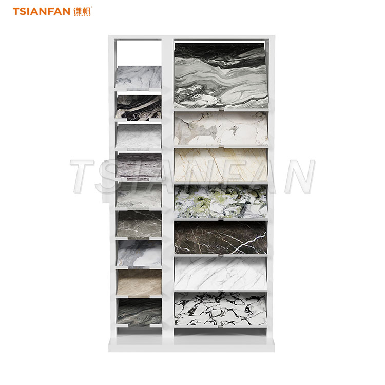 marble stone display shelf