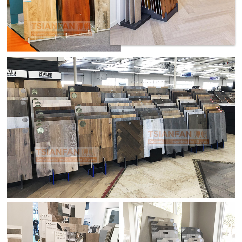 Solid Wood Countertop Display Rack Sample Wooden Floor Tabletop Rack